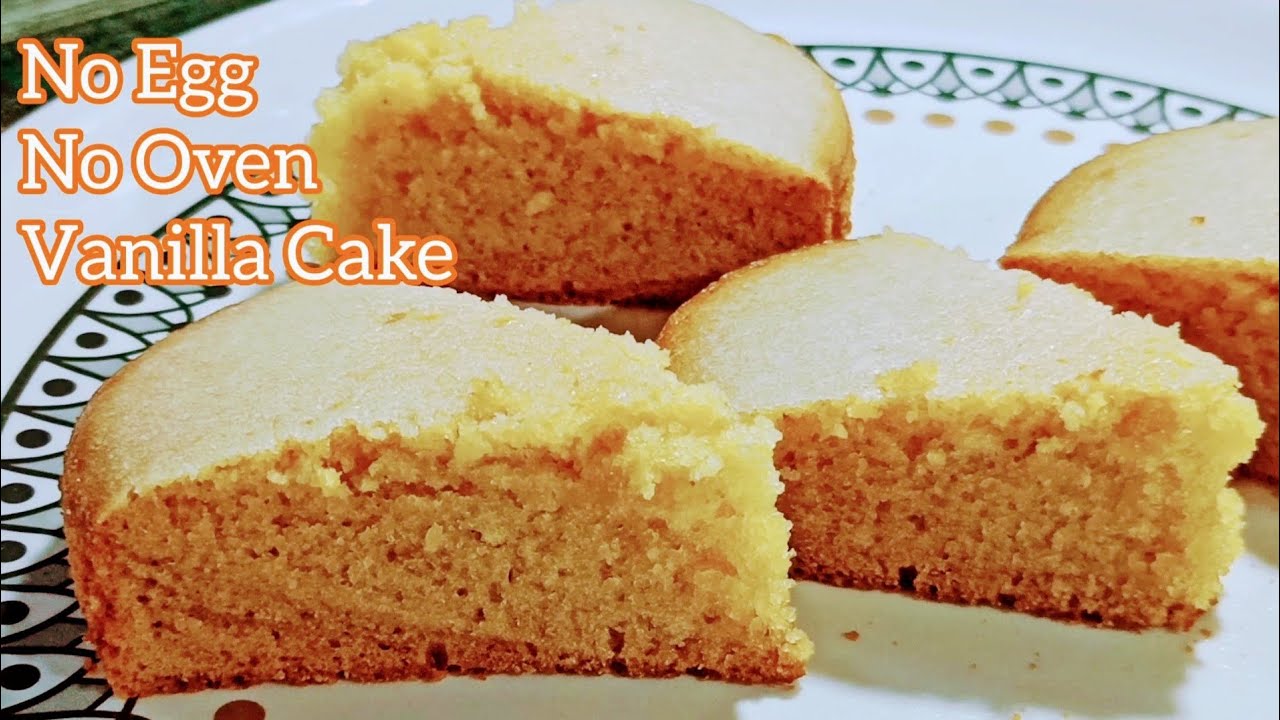 Vanilla Cake | Eggless Cake | How to Make Cake without oven | simple ...