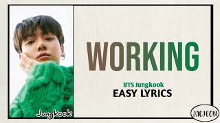 BTS (Jungkook) - Working (일하는중) (Yanghwa BRDG cover) easy lyrics