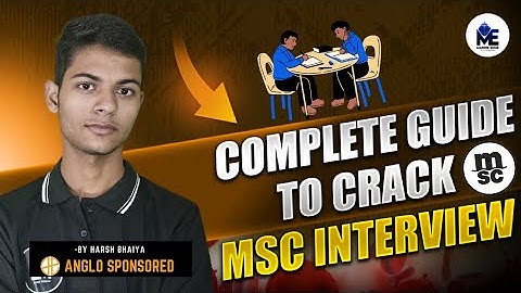 How to crack MSC interview in 2025? Complete MSC interview Guide | MarineEdge