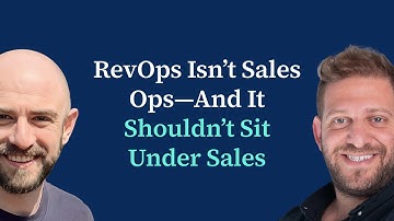 RevOps is Not Sales Ops  | Ft. Yoni Spitzer (VP of Operations at Coro)