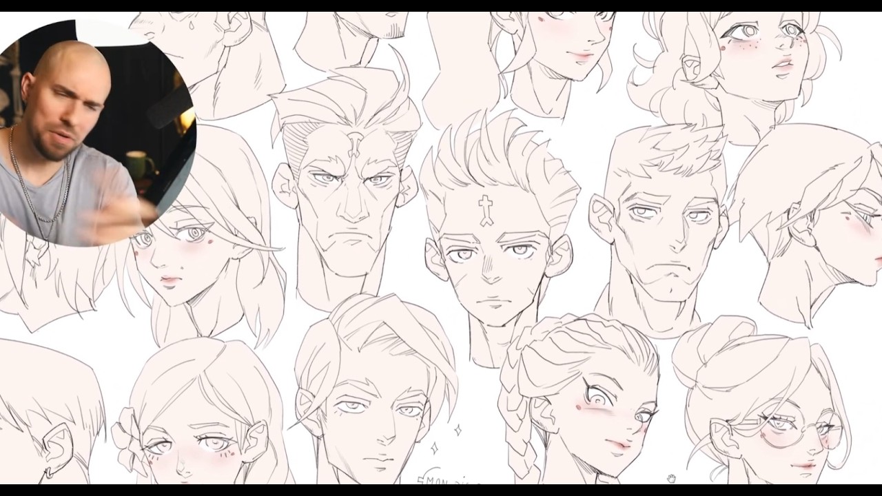 Рисование лиц НЕ должно быть таким простым (ии перевод Marc Brunet)