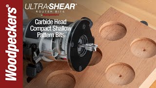 Ultra-Shear Shallow Pattern Router Bits
