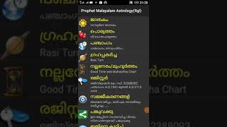 Supersoft Prophet Malayalam Android edition Part 1 Horoscope screenshot 3