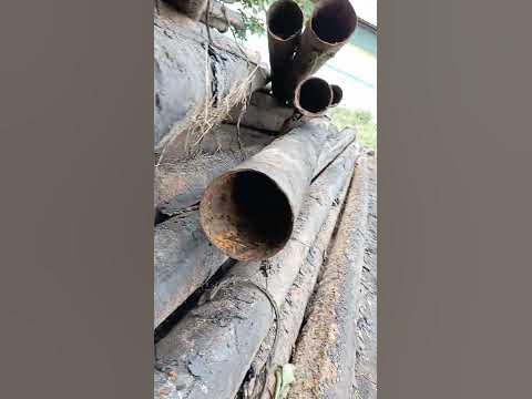 Підготовка труб для нового склада - YouTube