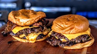 How to Cook Smashburgers on the Flat Top Griddle | Pit Boss Ultimate flat top Griddle | 4K