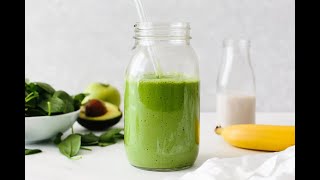 6 Green Smoothie Recipes for Weight Loss & Clear Skin | Healthy Breakfast Smoothie Recipes