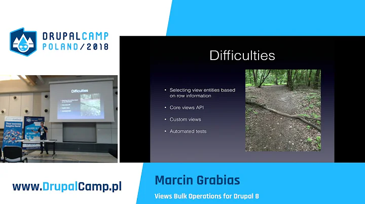 Views Bulk Operations for Drupal 8 - Marcin Grabias - DrupalCamp Poland 2018