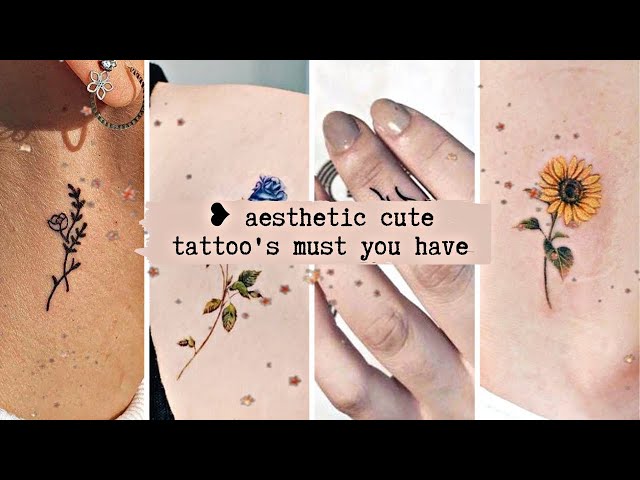 Mini Tattoos for Girls 2022 | Mini Tattoo Design | Small Tattoos for Women  - YouTube