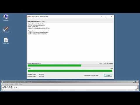Wideo: Jak Nagrać Obraz Na Płytę CD Lub DVD W Systemie Windows XP