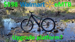 Ride and Review of the Hyper E-Ride 29&quot; ($598 Walmart Electric Mountain Bike) #eMTB #projectBanshee