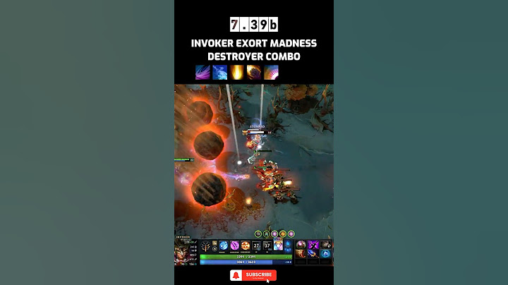 🔥INSANE Invoker Exort Madness – Destroyer Combo (Patch 7.39b)🔥 #invoker #invokercombo #dota2shorts