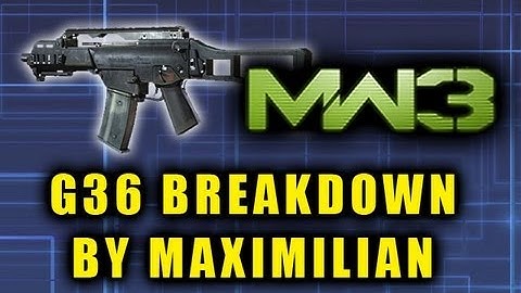 MW3 G36 Breakdown by Maximilian (Modern Warfare 3 Gameplay/Commentary)