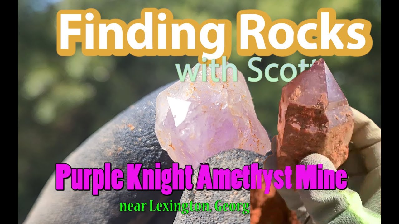 Purple Knight Amethyst Mine in Tailings Dig YouTube