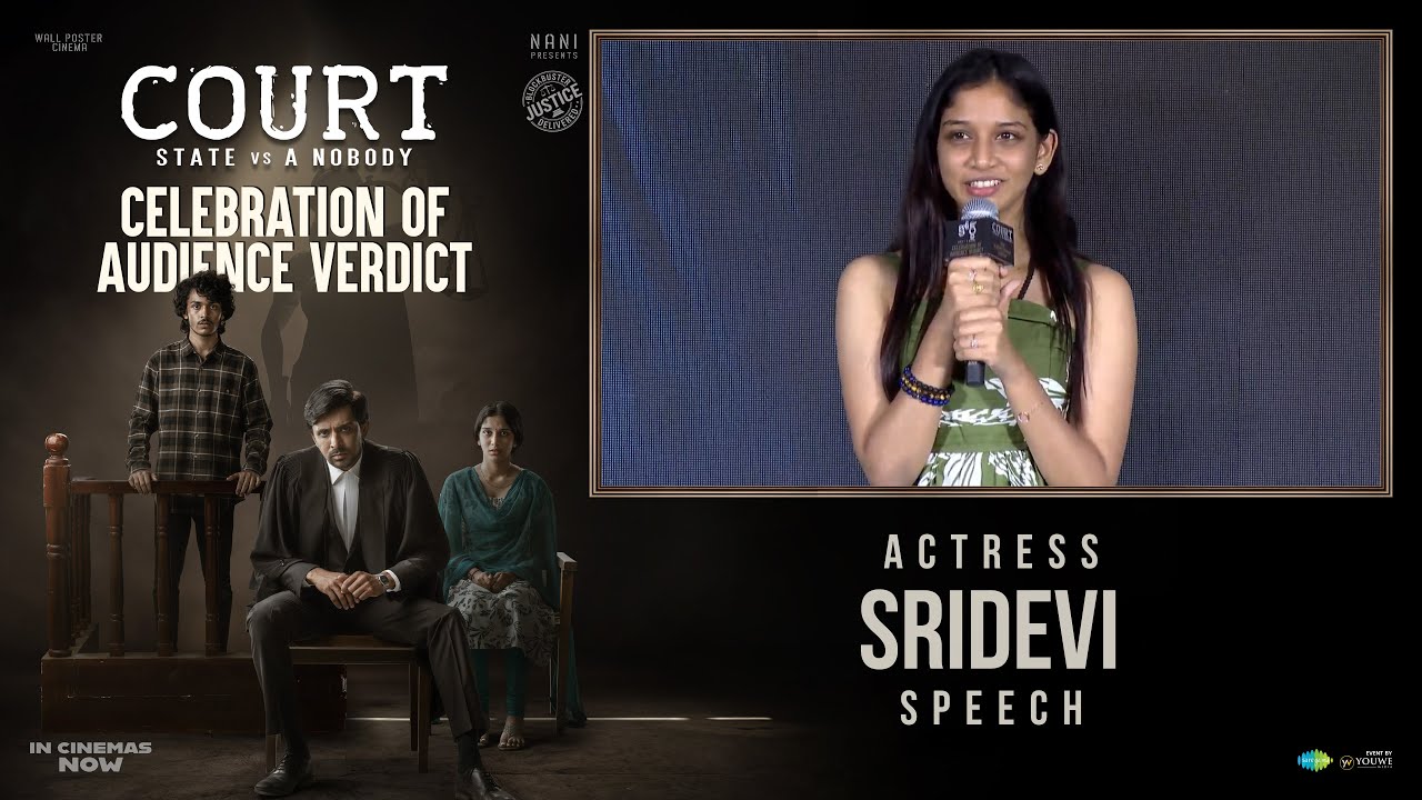 Actress Sridevi Speech At 