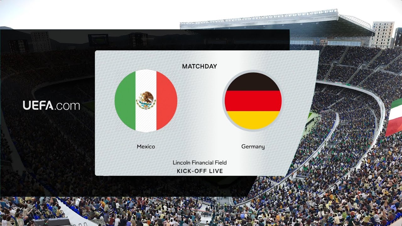 Mexico vs Germany International Friendly PES 2021 YouTube