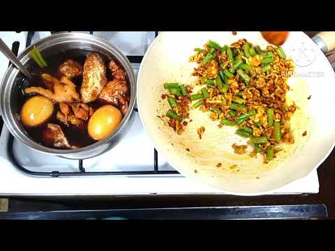#หมูผัดพริกแกงถั่ว#to cook Thai spicy food easy again 😁 🍷 👍 💌 25กันยายน ค.ศ. 2026#######