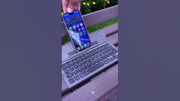 Turn your phone or tablet into a workhorse with this foldable keyboard.must-have for business trips