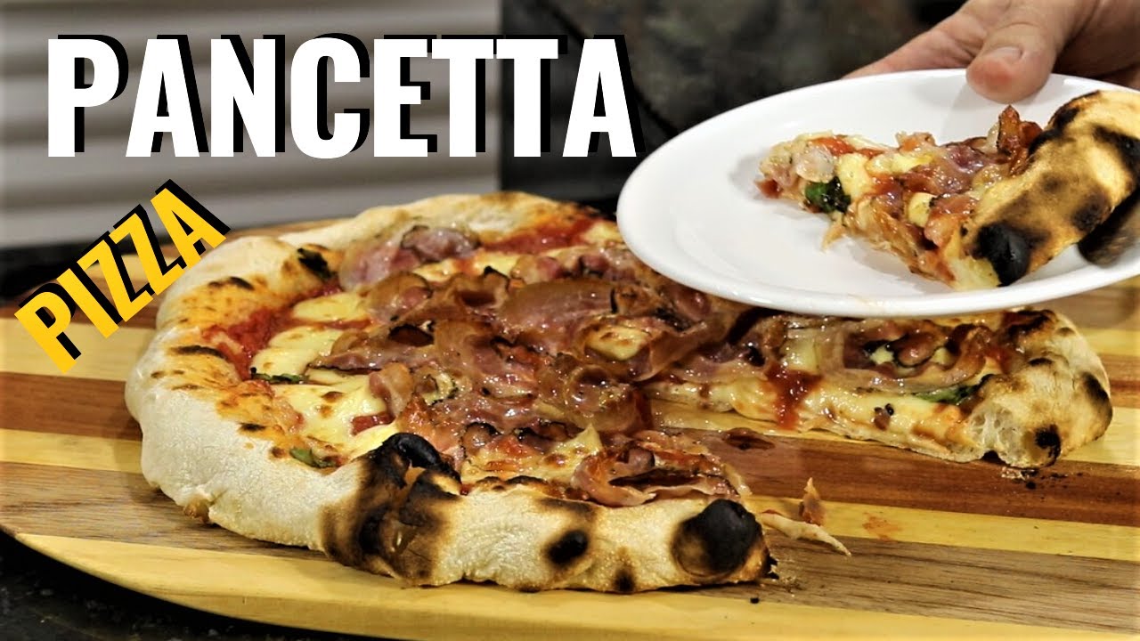 PIZZA DE PANCETTA ITALIANA MAGNÍFICA! BACON YouTube