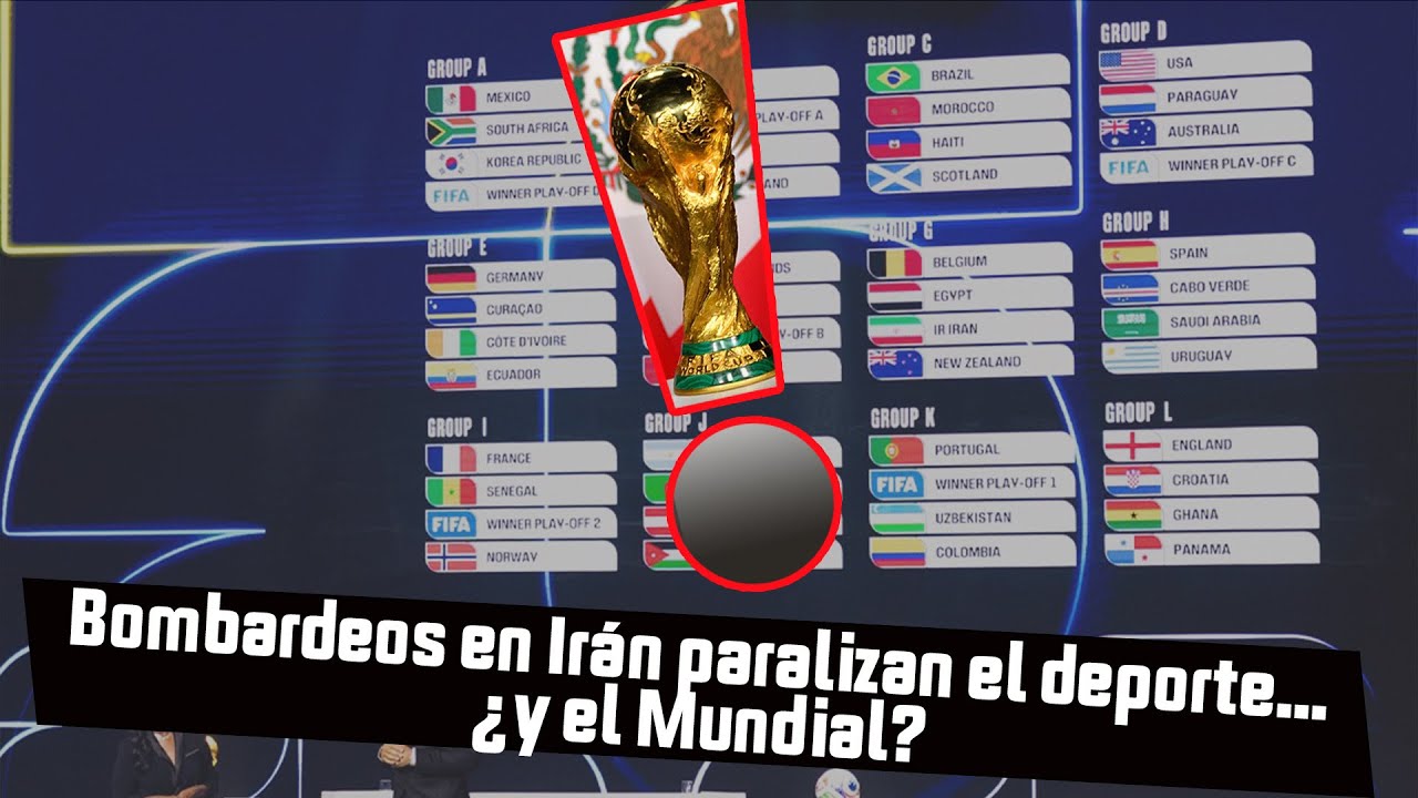 Bombardeos en Irán paralizan el deporte... ¿y el Mundial?