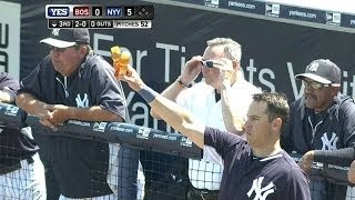 Swarm of BEES delay game in third inning