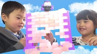 アンパンマン のハラハラレンガくずし おもちゃ Anpanman toy