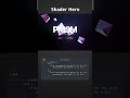 Shader Hero Effect 🌈 | WebGL / GLSL Animation