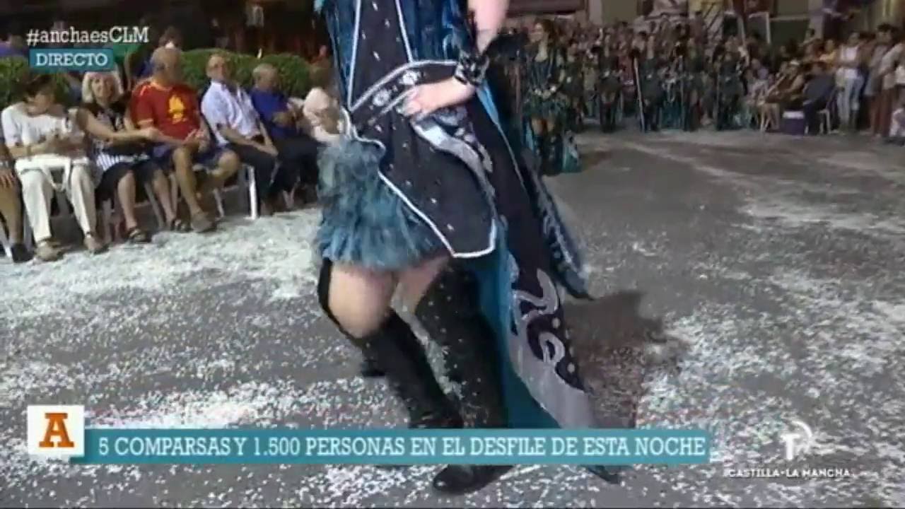 Fiestas de moros y cristianos en Caudete. Ancha es Castilla - La Mancha.