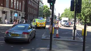British Transport Police Mercedes Vito ARV Responding