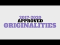 Originalities Approved 2017-2020 !!!