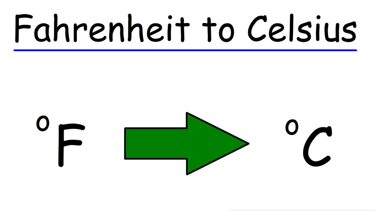 Fahrenheit to Celsius - Formula, Chart, Conversion