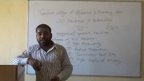 CNC; Introduction, Lecture 01