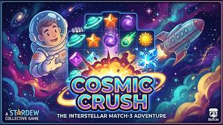 New Match-3 game but in Space! - Cosmic Crush screenshot 1