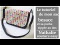 Patron gratuit pour faire un sac bandoulière par nathalie couture easy