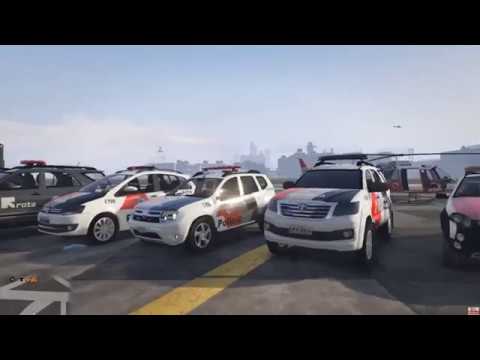 GTA V Mods Brasileiros Pack Policia de São Paulo PMESP 2.0 