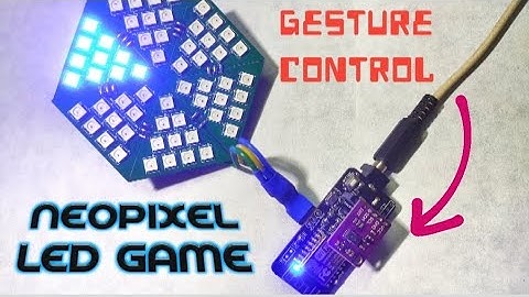 Gesture control NeoPixel LED game