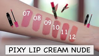 PIXY Lip Cream 13-18 -- SAWO MATANG NO RINGLIGHT NO FILTER Swatch Review