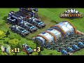 World war attack using a mix of apc and helicopters to beat a easy base