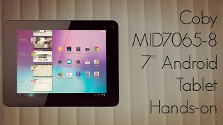Coby MID7065-8 7" Android Tablet Hands-on Demo with Features screenshot 2