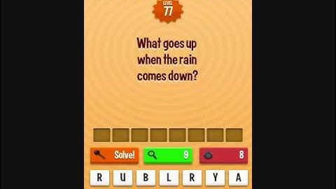 Riddle Quiz Level 71-80 Answer Guide