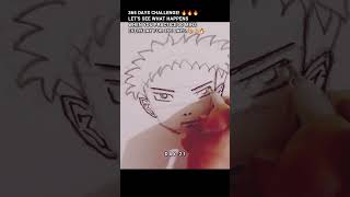 Day 21/365 Days challenge. #animeart #anime #beginners #drawing #jjk #art #sketch #short
