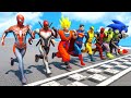 Challenge Collection | SPIDERMAN, HULK &amp; SUPERHEROES RUNNING, RACING CHALLENGE
