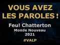 Feu Chatterton Monde Nouveau Paroles Lyrics VALP 