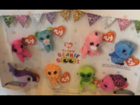 teenie-beanie-boos-mcdonalds-happy-meal-toys-opening-peanut-elephant-2014