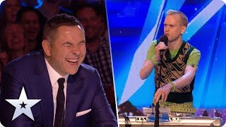 Unforgettable Audition: Robert White ROASTS our four Judges | Britain's Got Talent