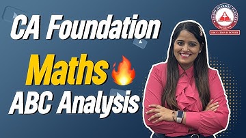 Want ABC ANALYSIS For Maths ? CA Foundation | Akash Agarwal Classes