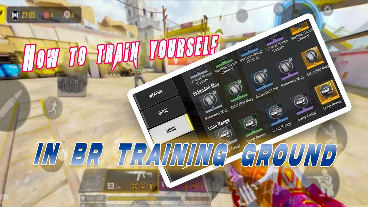 HOW TO TRAIN YOURSELF || CODM BR TRAINING GROUND || - YouTube