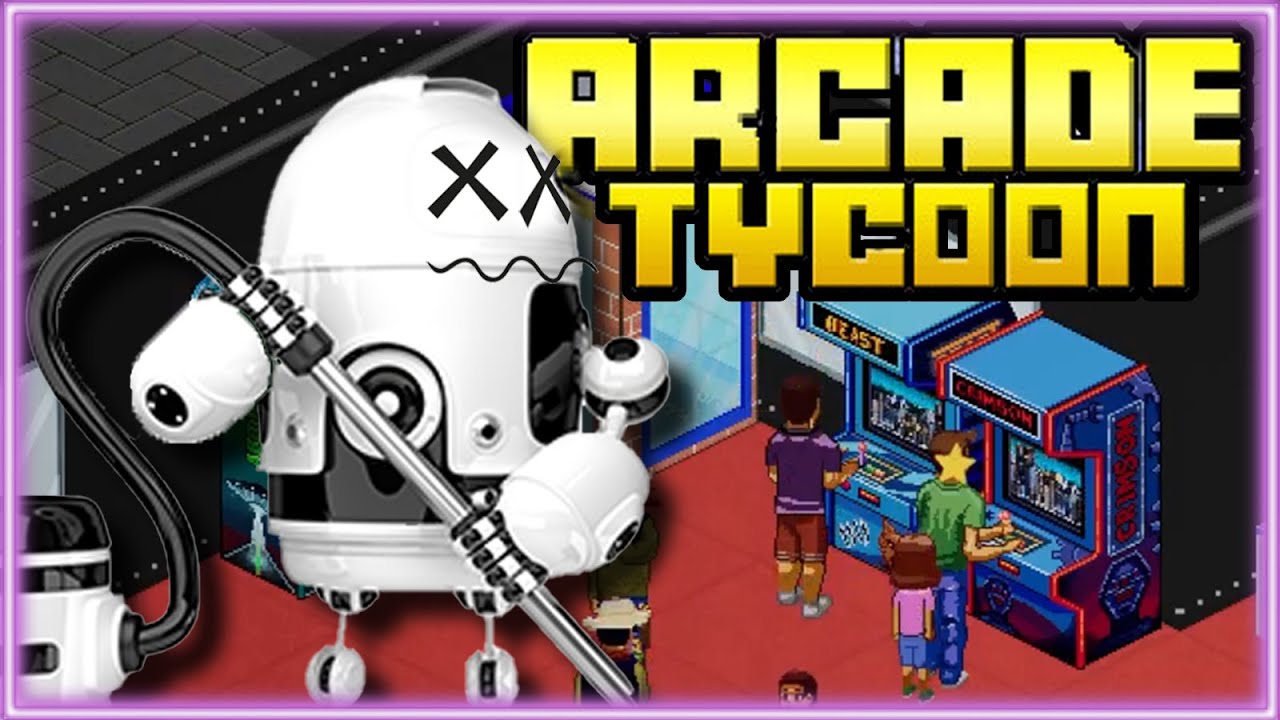 My Cleaning Robot DIES │ Arcade Tycoon #2