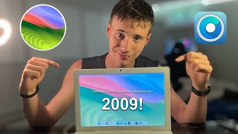 Installing macOS Sonoma on a Macbook from 2009!