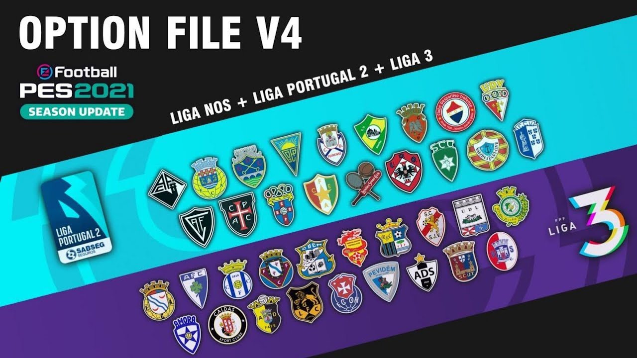 Option File V4 - @liganos8470 + @LigaPortugalOfficial + Liga 3 - TUTORIAL -  YouTube