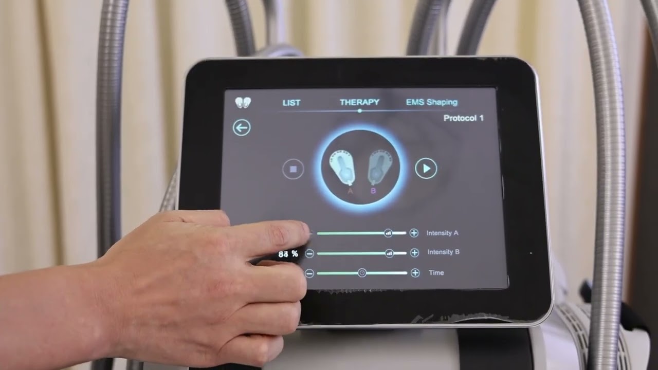 Aparat Stimulare Musculara Electromagnetica EMS Pro Sculpt cu 4 capete